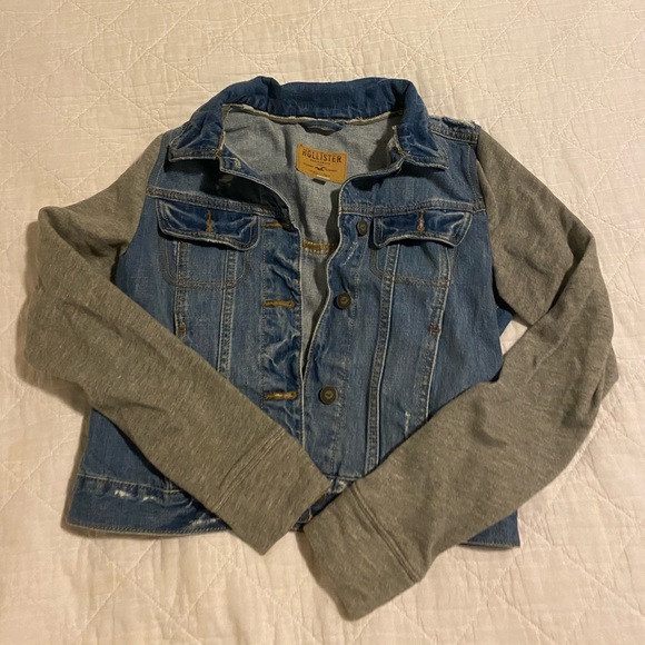 SOLD Host Pick<3 Hollister Denim Sweatshirt Jacket - Picture 7 of 12